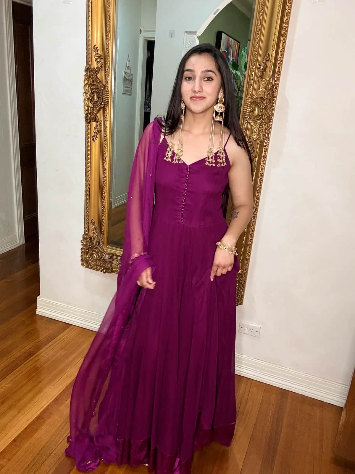 Magenta Anarkali — image 1